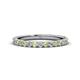 1 - Lara 2.70 mm Peridot and Diamond Eternity Band 
