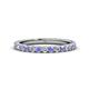 1 - Lara 2.70 mm Tanzanite and Diamond Eternity Band 