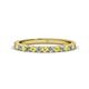 1 - Lara 2.40 mm Yellow Diamond and Lab Grown Diamond Eternity Band 