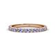 1 - Lara 2.40 mm Tanzanite and Lab Grown Diamond Eternity Band 