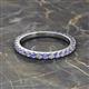 2 - Lara 2.70 mm Tanzanite and Lab Grown Diamond Eternity Band 