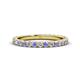 1 - Lara 2.70 mm Tanzanite and Lab Grown Diamond Eternity Band 