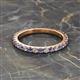 2 - Lara 2.70 mm Iolite and Lab Grown Diamond Eternity Band 
