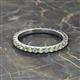 2 - Lara 2.70 mm Peridot and Lab Grown Diamond Eternity Band 
