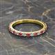 2 - Lara 2.70 mm Ruby and Lab Grown Diamond Eternity Band 