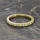 2 - Lara 2.70 mm Yellow Diamond and Lab Grown Diamond Eternity Band 