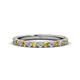 1 - Lara 2.70 mm Citrine and Lab Grown Diamond Eternity Band 