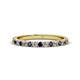1 - Lara 2.40 mm Blue Sapphire and Diamond Eternity Band 