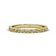 1 - Lara 2.40 mm Citrine and Diamond Eternity Band 