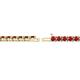 2 - Cliona 3.00 mm Ruby Eternity Tennis Bracelet 