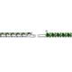 2 - Cliona 3.00 mm Green Garnet Eternity Tennis Bracelet 