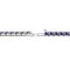 2 - Cliona 3.00 mm Iolite Eternity Tennis Bracelet 