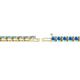 2 - Cliona 3.00 mm Blue Topaz Eternity Tennis Bracelet 