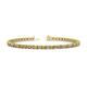 1 - Cliona 2.70 mm Citrine and Diamond Eternity Tennis Bracelet 