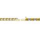 2 - Cliona 2.70 mm Citrine and Lab Grown Diamond Eternity Tennis Bracelet 