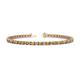 1 - Cliona 2.70 mm Citrine and Lab Grown Diamond Eternity Tennis Bracelet 