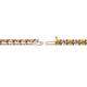 2 - Cliona 2.70 mm Citrine and Lab Grown Diamond Eternity Tennis Bracelet 
