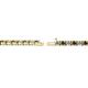 2 - Cliona 2.40 mm Smoky Quartz and Lab Grown Diamond Eternity Tennis Bracelet 