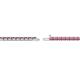 2 - Cliona 2.00 mm Rhodolite Garnet Eternity Tennis Bracelet 