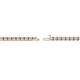 2 - Cliona 2.00 mm White Sapphire Eternity Tennis Bracelet 