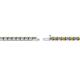 3 - Cliona 2.00 mm Citrine and Diamond Eternity Tennis Bracelet 