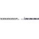3 - Cliona 2.00 mm Iolite and Diamond Eternity Tennis Bracelet 