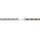 3 - Cliona 2.00 mm Smoky Quartz and Diamond Eternity Tennis Bracelet 