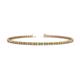1 - Cliona 2.00 mm Yellow Sapphire and Diamond Eternity Tennis Bracelet 