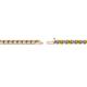3 - Cliona 2.00 mm Yellow Diamond and Lab Grown Diamond Eternity Tennis Bracelet 