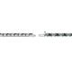 3 - Cliona 2.00 mm Lab Created Alexandrite and Lab Grown Diamond Eternity Tennis Bracelet 
