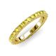 3 - Lara 3.00 mm Yellow Sapphire Eternity Band 