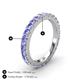 4 - Lara 3.00 mm Tanzanite Eternity Band 