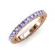 3 - Lara 3.00 mm Tanzanite Eternity Band 