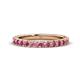 1 - Lara 3.00 mm Pink Tourmaline Eternity Band 