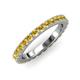 3 - Lara 3.00 mm Citrine Eternity Band 