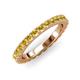 3 - Lara 3.00 mm Citrine Eternity Band 