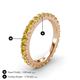 4 - Lara 3.00 mm Citrine Eternity Band 