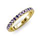 3 - Lara 3.00 mm Iolite Eternity Band 
