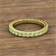 2 - Lara 3.00 mm Peridot Eternity Band 