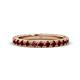 1 - Lara 3.00 mm Red Garnet Eternity Band 