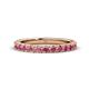 1 - Lara 3.00 mm Rhodolite Garnet Eternity Band 