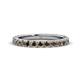 1 - Lara 3.00 mm Smoky Quartz Eternity Band 