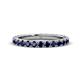 1 - Lara 3.00 mm Blue Sapphire Eternity Band 