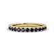 1 - Lara 3.00 mm Blue Sapphire Eternity Band 