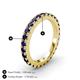 4 - Lara 3.00 mm Blue Sapphire Eternity Band 