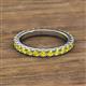 2 - Lara 3.00 mm Yellow Sapphire Eternity Band 