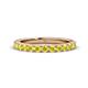 1 - Lara 3.00 mm Yellow Sapphire Eternity Band 