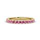 1 - Lara 3.00 mm Pink Sapphire Eternity Band 