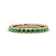 1 - Lara 3.00 mm Green Garnet Eternity Band 
