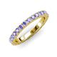 3 - Lara 3.00 mm Tanzanite Eternity Band 
